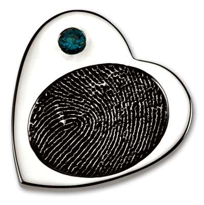 Imprint On My Heart Fine Fingerprint Jewelry