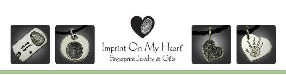 Imprint On My Heart Custom Fingerprint Jewelry Keepsakes