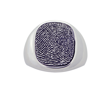 Men's Cushion Signet Ring