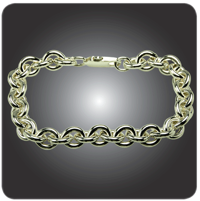 Cable Charm Bracelet