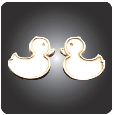 Duck Earrings