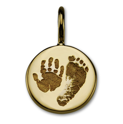 Medium Circle with Baby Prints