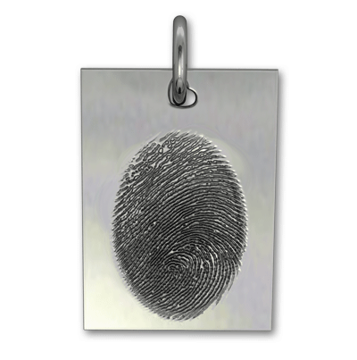 Long Rectangle Fingerprint Tag