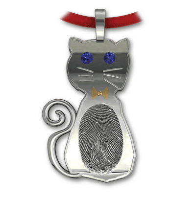 Cat Fingerprint Pendant