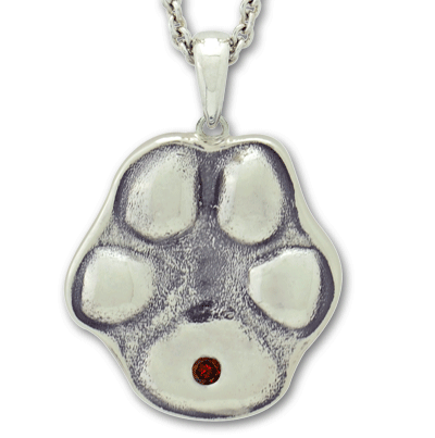 Pet Paw Print - Raised