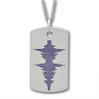 Voice Wave Dog Tag