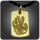 Medium Dog Tag Vertical