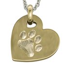 Pet Paw Large Heart