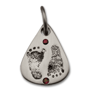 Sterling Silver Large Teardrop