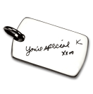 Military-Style Dog Tag Horizontal