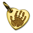 Large Heart with Baby Prints