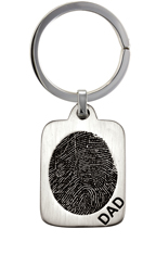 Medium Vertical Fingerprint Tag