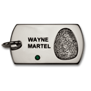 Military-Style Dog Tag Horizontal