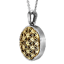 Flower of Life Cremation Ash Pendant