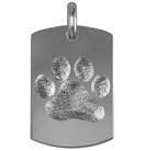 Pet Paw Dog Tag Medium