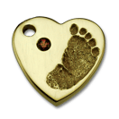 Medium Heart with Hand or Foot