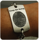 Military-Style Dog Tag Bracelet