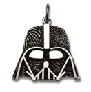 Darth Vadar Lookalike Fingerprint Key Fob