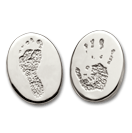 Baby Handprint & Footprint Cuff Links