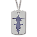 Voice Wave Dog Tag