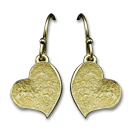 Heart Drop Earrings Medium