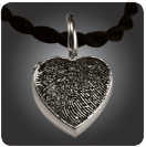 fingerprint memorial jewelry remembrance gift for a death in the family
