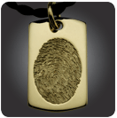 Medium Dog Tag Vertical