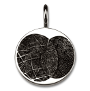 Large Multi-Print Circle Pendant