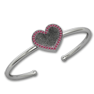 Medium Heart Cuff Bracelet