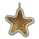 Starfish with Diamond Bezel