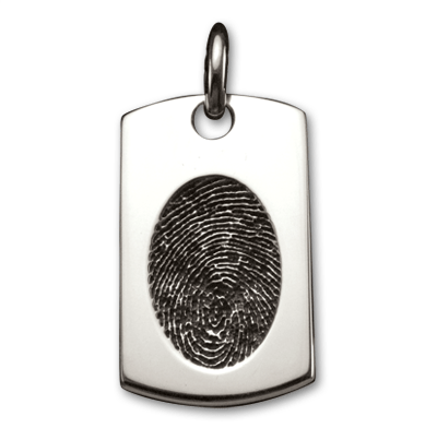 Fingerprint Dog Tag