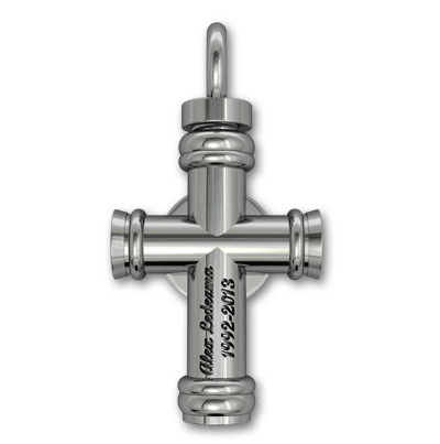 Tube Cross Cremation Ash