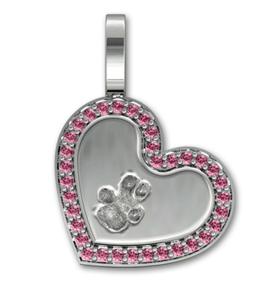 Heart with Pet Paw Print
