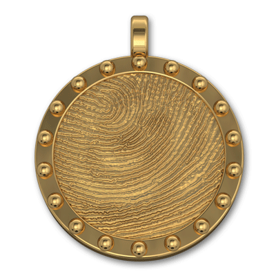 Nautical Porthole Fingerprint Charm