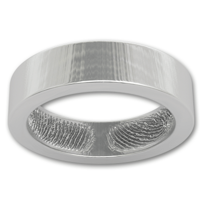 Inside Fingerprint Wedding Band